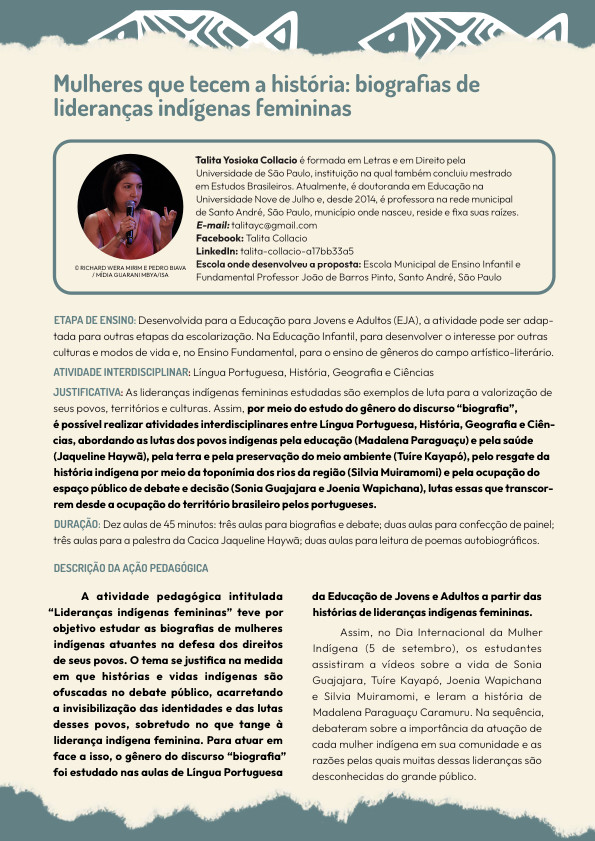 Proposta pedagógica de Talita Yosioka Collacio